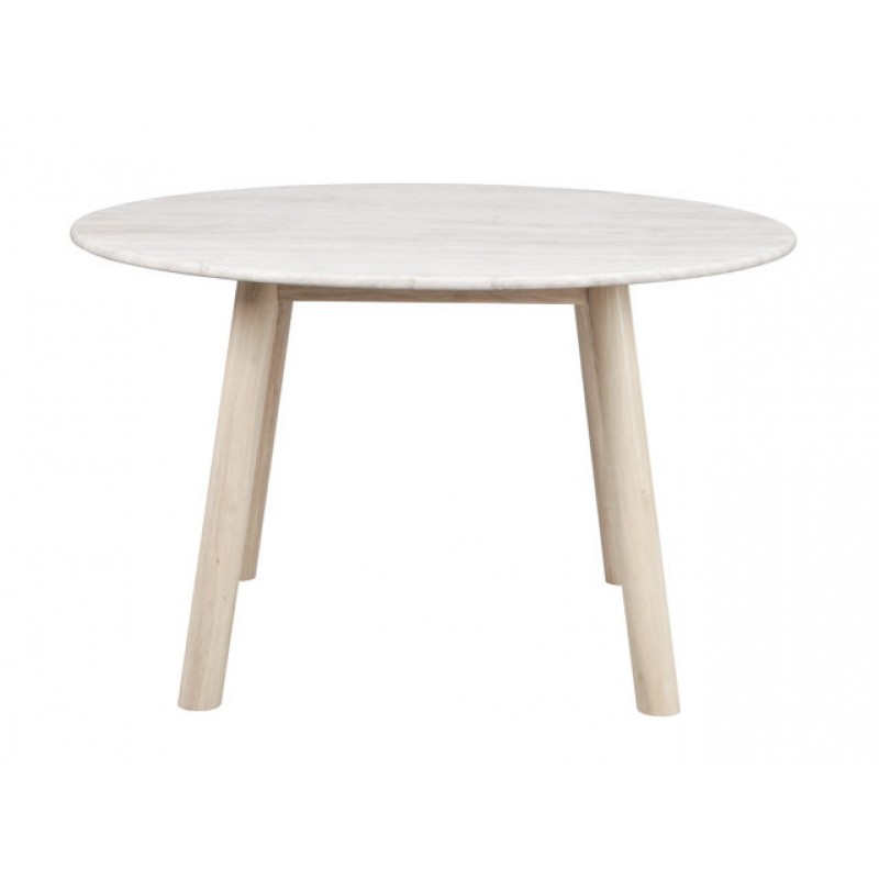 RO Taransay Dining Table Beige/Whitewash